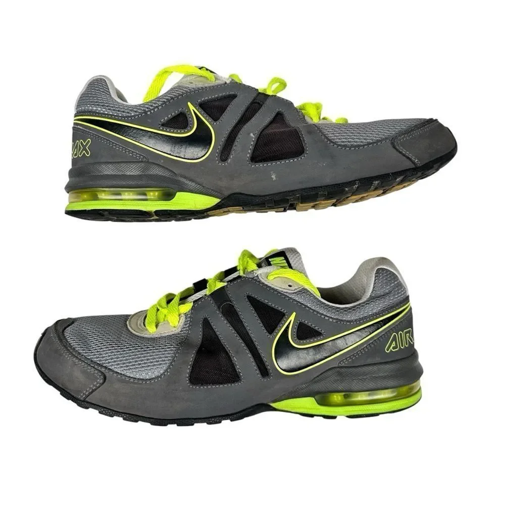 Nike Max Limitless 2 Air Max Running Shoes 2010 Men's Size 10 Gray Volt